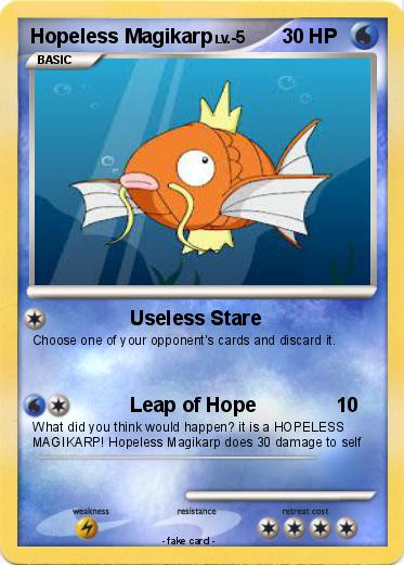 Pokemon Hopeless Magikarp