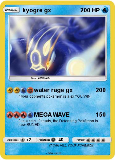 Pokemon kyogre gx