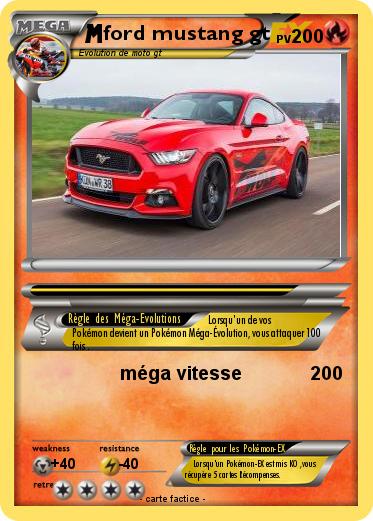Pokemon ford mustang gt