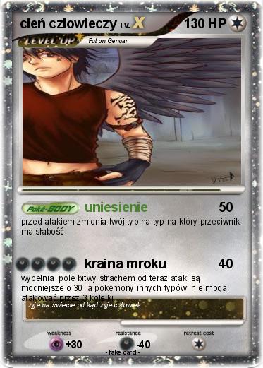 Pokemon cień człowieczy