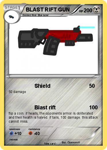 Pokemon BLAST RIFT GUN