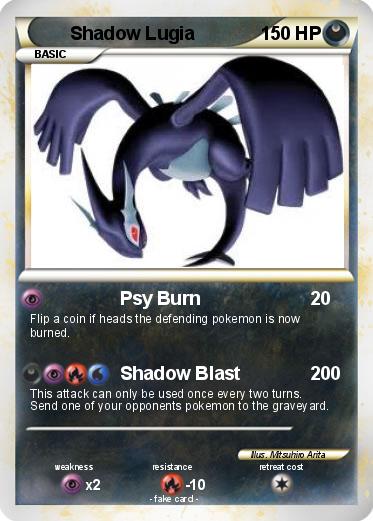 Pokemon Shadow Lugia