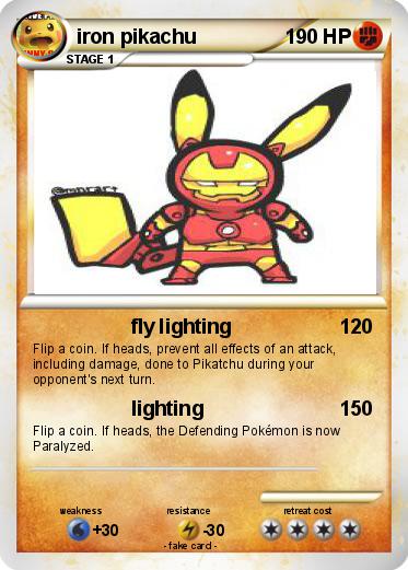 Pokemon iron pikachu
