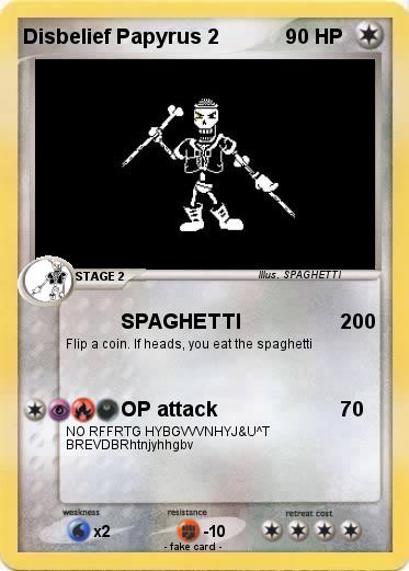 Pokemon Disbelief Papyrus 2
