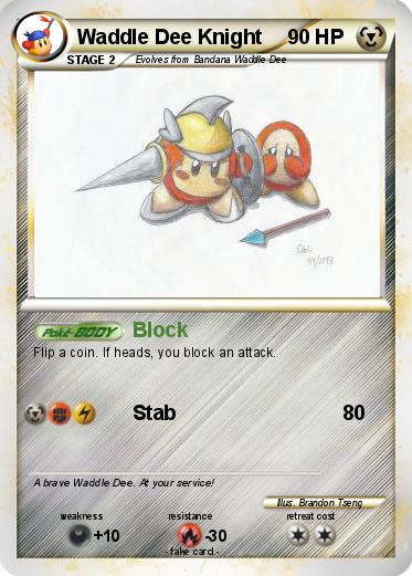 Pokemon Waddle Dee Knight