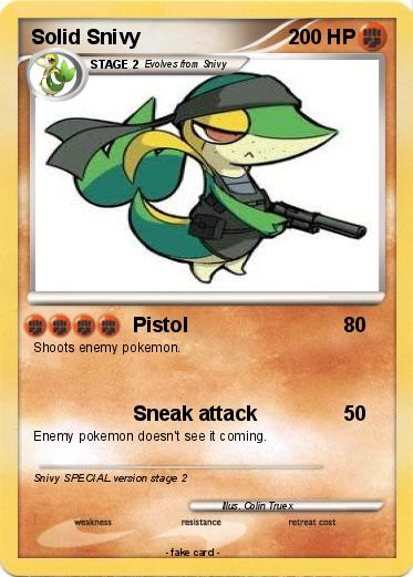 Pokemon Solid Snivy