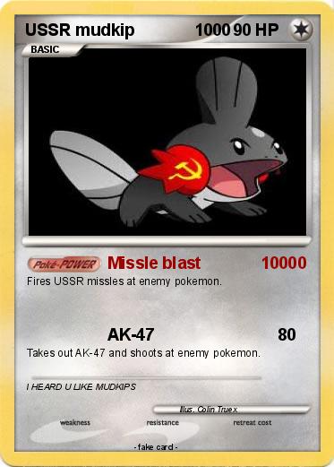 Pokemon USSR mudkip             1000