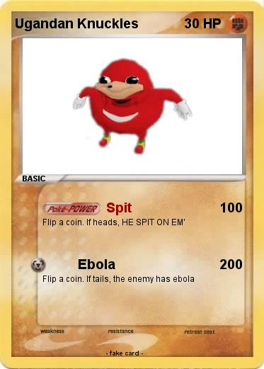 Pokemon Ugandan Knuckles