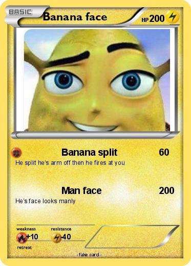 Pokemon Banana face