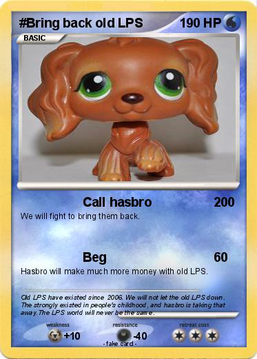 Pokemon #Bring back old LPS