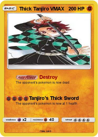 Pokemon Thick Tanjiro VMAX