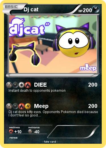Pokemon Dj cat
