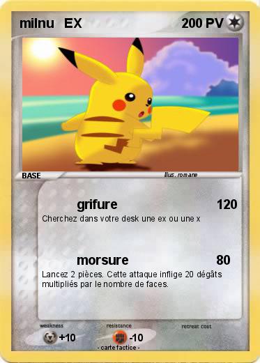 Pokemon milnu   EX