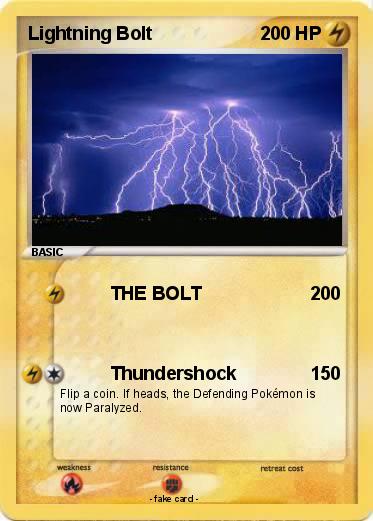 Pokemon Lightning Bolt