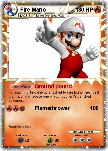 Pokemon Fire Mario