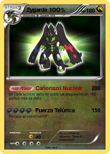 Pokemon Zygarde 1OO%