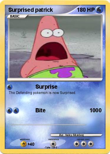 Pokemon Surprised patrick