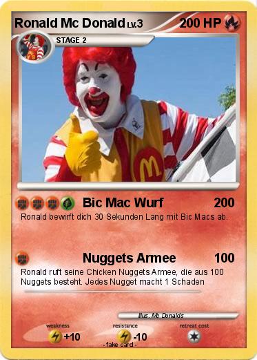 Pokemon Ronald Mc Donald