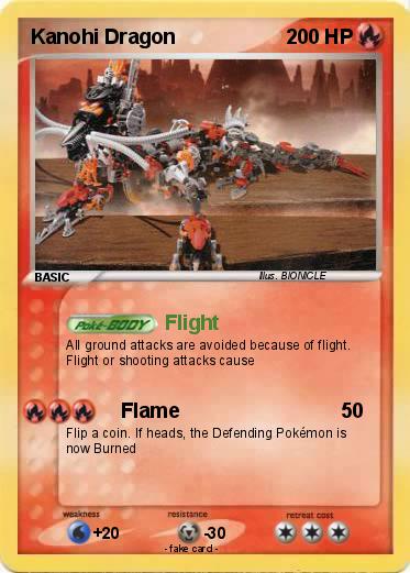 Pokemon Kanohi Dragon