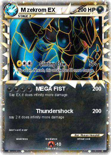 Pokemon M zekrom EX
