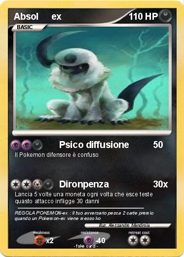 Pokemon Absol     ex