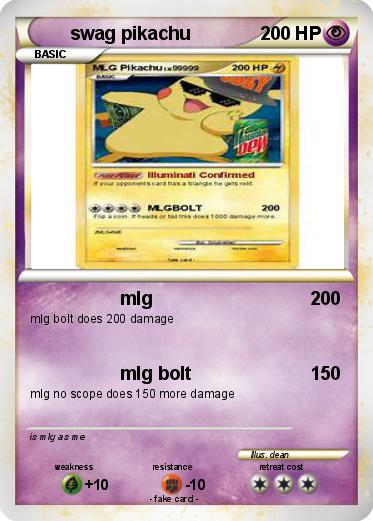 Pokemon swag pikachu