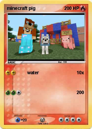 Pokemon minecraft pig