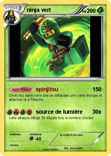 Pokemon ninja vert