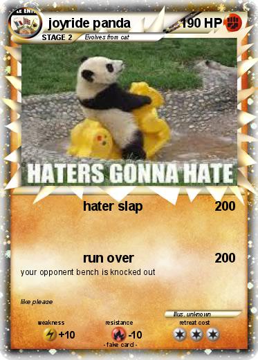 Pokemon joyride panda