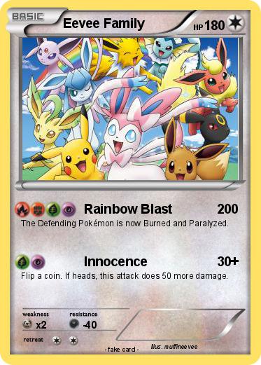 Pokemon Eevee Family