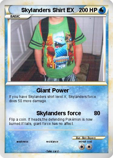 Pokemon Skylanders Shirt EX