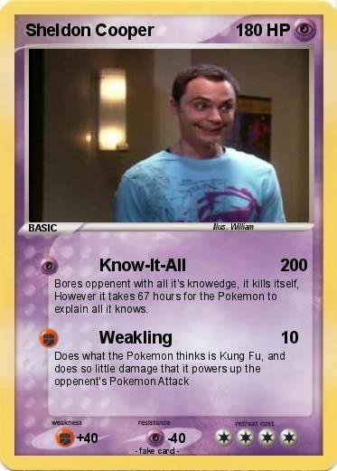Pokemon Sheldon Cooper