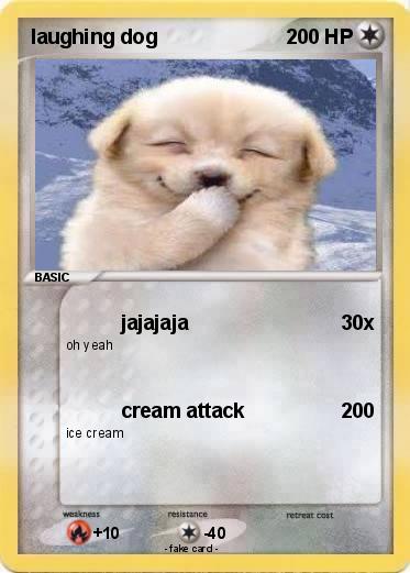 Pokemon laughing dog