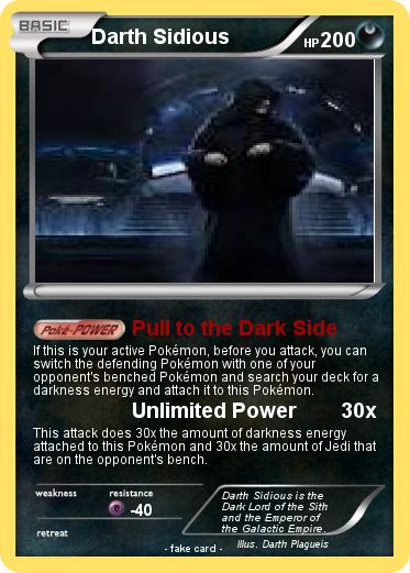 Pokemon Darth Sidious