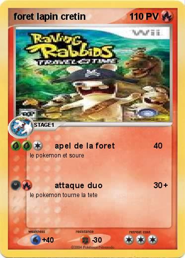 Pokemon foret lapin cretin