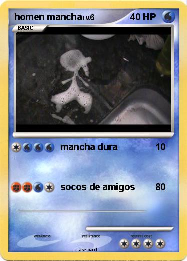 Pokemon homen mancha