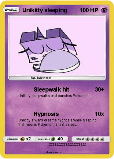 Pokemon Unikitty sleeping