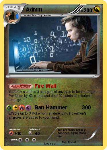 Pokemon Admin