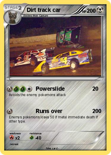 Pokemon Dirt track car