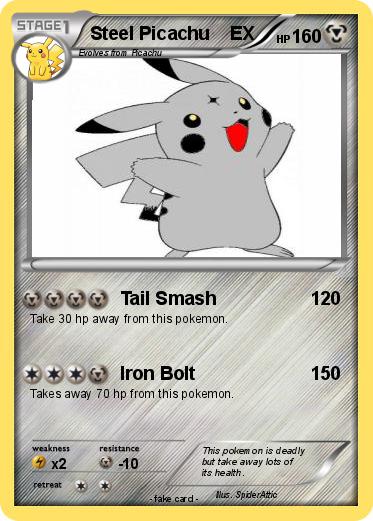 Pokemon Steel Picachu    EX