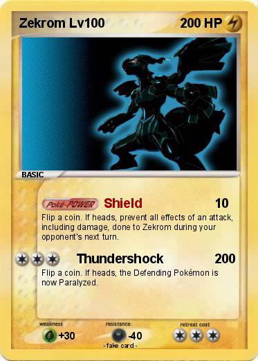 Pokemon Zekrom Lv100