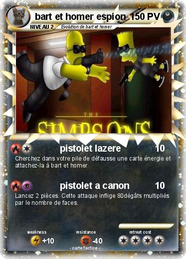 Pokemon bart et homer espion