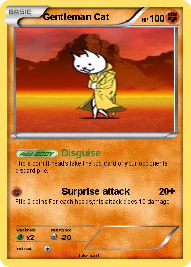 Pokemon Gentleman Cat