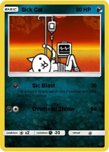 Pokemon Sick Cat