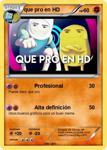 Pokemon que pro en HD