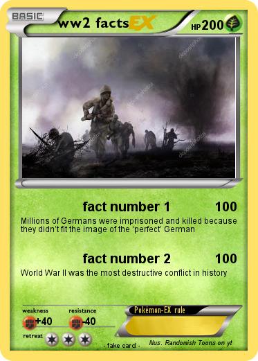 Pokemon ww2 facts