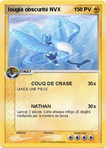 Pokemon lougia obscurité NVX
