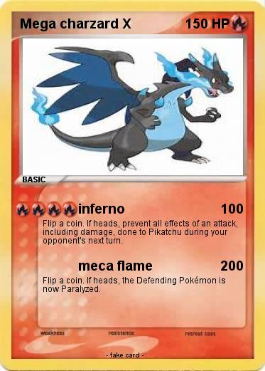 Pokemon Mega charzard X