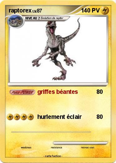 Pokemon raptorex