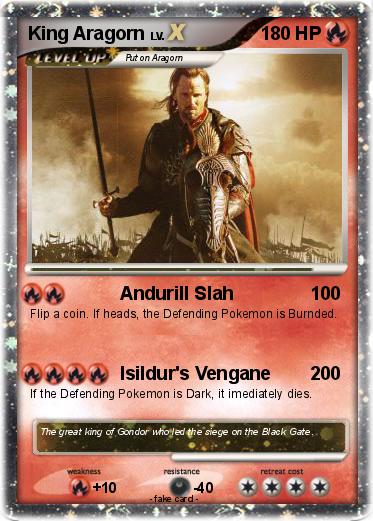 Pokemon King Aragorn